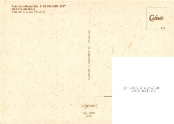 Freudenberg Westfalen Autobahn Raststaette Siegerland Ost Gastraeume – Bild 2