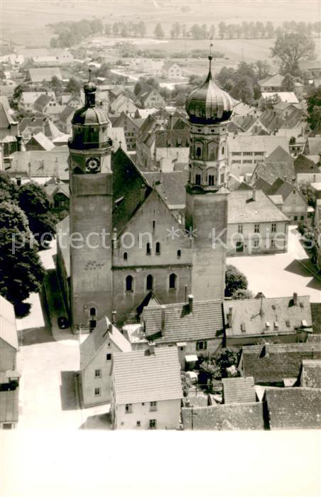 Giengen Brenz Stadtkirche Fliegeraufnahme