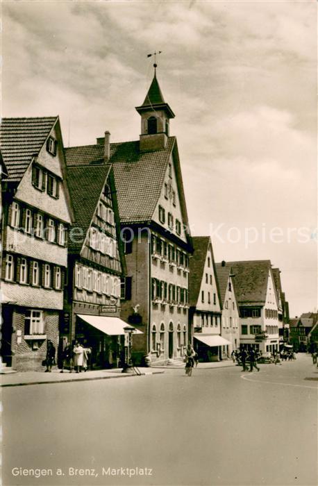 Giengen Brenz Marktplatz