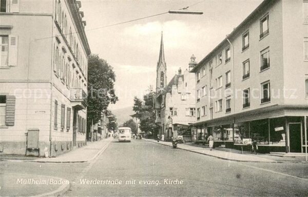 Muellheim Baden Werderstrasse Evangelische Kirche