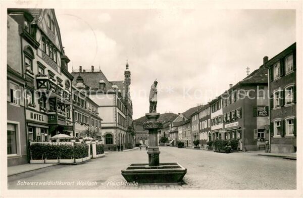 Wolfach Hauptstrasse Hotel Brunnen
