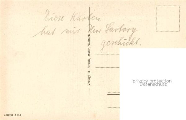 Wolfach F?rstenberger Tor Zeichnung G. Straub – Bild 2