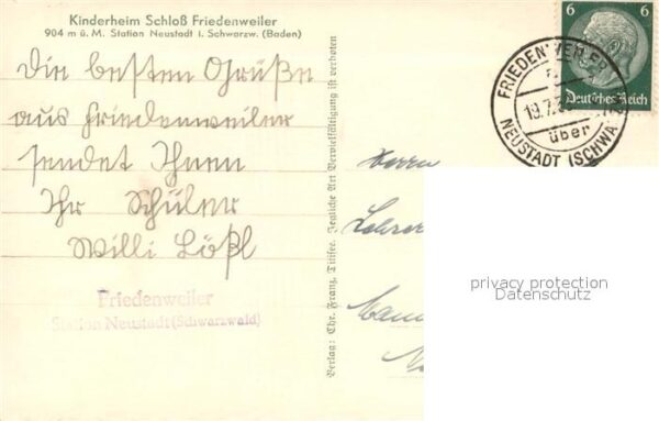 Friedenweiler Kinderheim Schloss Friedenweiler – Bild 2