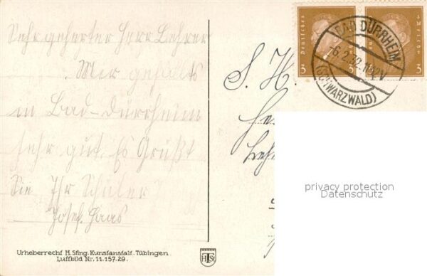 Bad  D?rrheim Eisenbahner-Erholungsheim Fliegeraufnahme – Bild 2