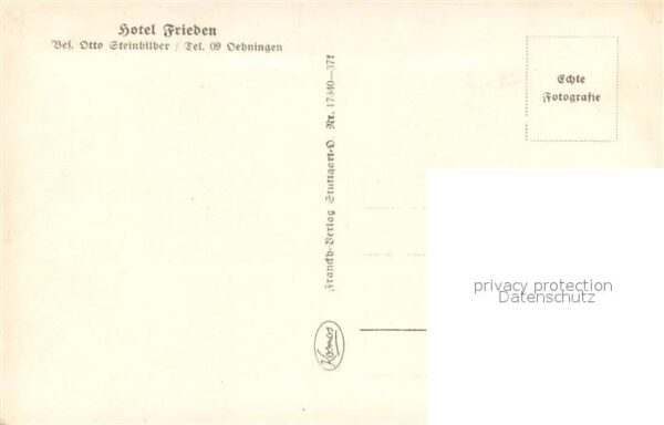 Wangen ?hningen Hotel Frieden – Bild 2