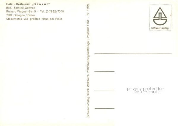 Giengen Brenz Gotel-Restaurant Gawron – Bild 2
