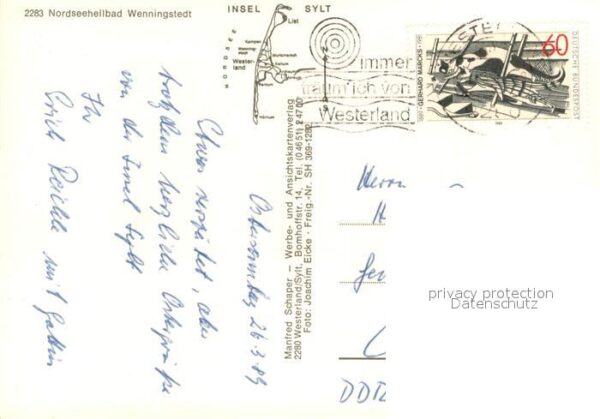 Wenningstedt Sylt Fliegeraufnahme – Bild 2