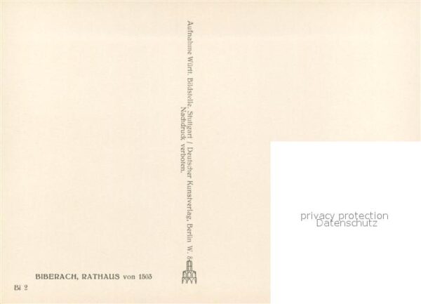 Biberach Riss Rathaus Dornsche Buchhandlung – Bild 2