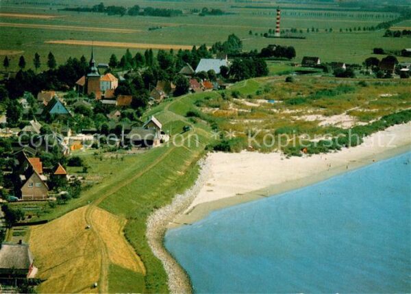 Brockdorf am Elbestrand Fliegeraufnahme