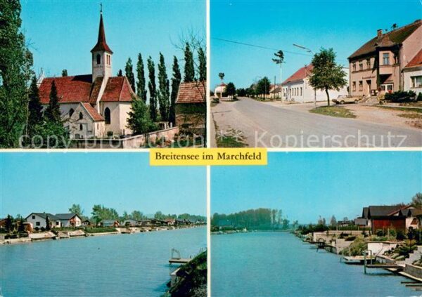 Breitensee Kirche Strassenpartie Seepartien