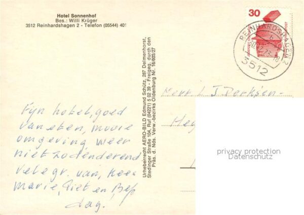 Reinhardshagen Hotel Sonnenhof Fliegeraufnahme – Bild 2