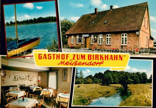 Meissendorf Gasthof zum Birkhahn Gaststube Heidelandschaft