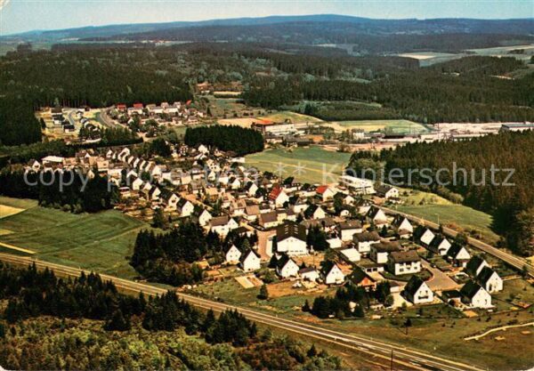 Steinbach Haide Fliegeraufnahme Naturpark Frankenwald