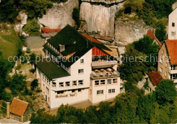 Schlossberg Schnaittach Gasthof Pension Igelwirt Fliegeraufnahme