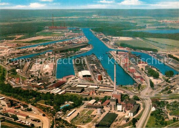 Karlsruhe Baden Rheinhafen Fliegeraufnahme