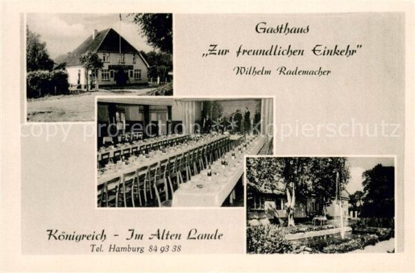 Hamburg Gasthaus Zur freundlichen Einkehr Koenigreich Im Alten Lande