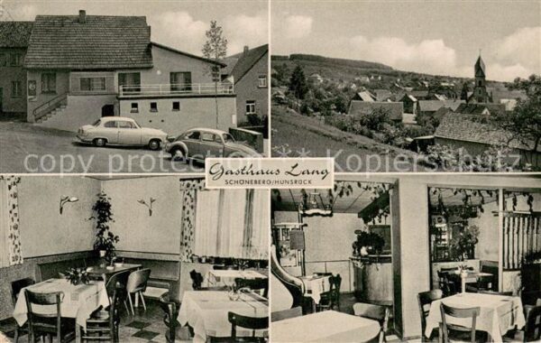 Schoeneberg Hunsrueck Gasthaus Lang Gastraeume Panorama