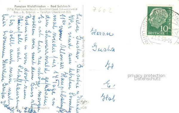 Bad Sulzbach Pension Waldfrieden Fliegeraufnahme – Bild 2