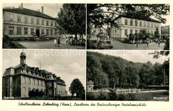 Liebenburg Schullandheim der Braunschweiger Pestalozzischule Schloss Waldbad