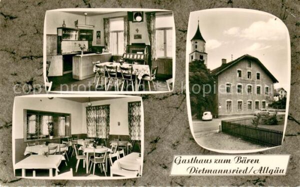 Dietmannsried Gasthaus zum Baeren Gastraeume