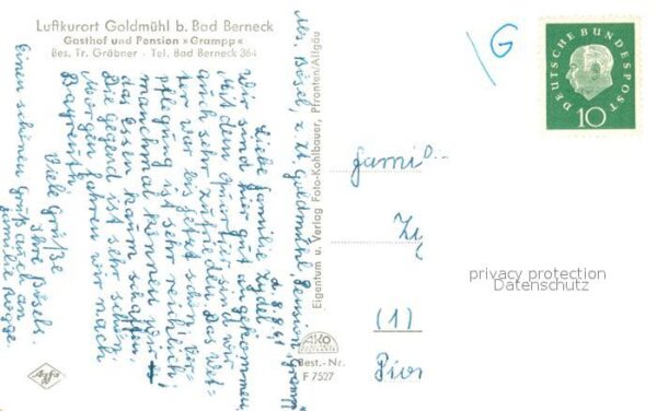 Bad Berneck Gasthof Pension Grampp und Gasthof zum schwarzen Ross – Bild 2