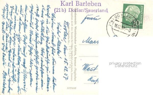 Dorlar Sauerland Karl Barleben Fliegeraufnahme – Bild 2
