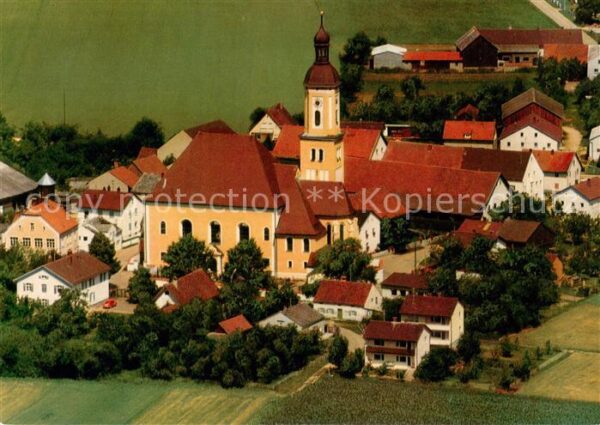 Bettbrunn Fliegeraufnahme mit Kirche
