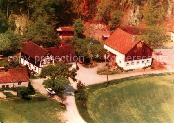 Betzenstein Waldgasthof Pension Reuthof Fliegeraufnahme