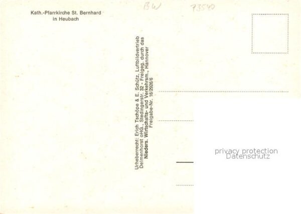 Heubach Wuerttemberg Kath Pfarrkirche St Bernhard Fliegeraufnahme – Bild 2