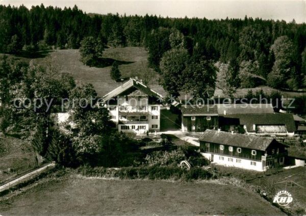 Seeshaupt Sanatorium Lauterbacher Muehle am Ostersee Fliegeraufnahme