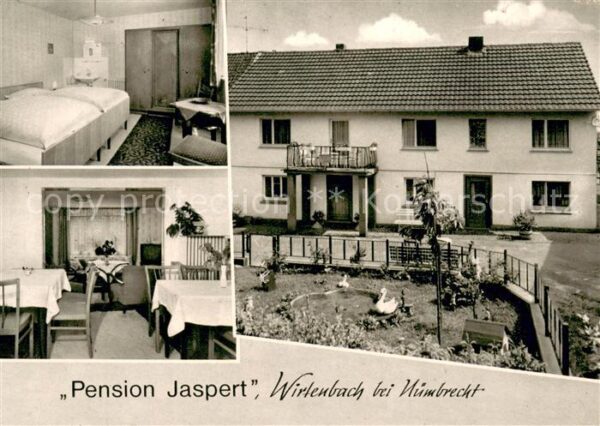 Wirtenbach Pension Jaspert Gaststube Zimmer