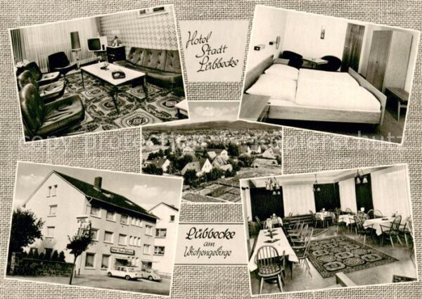 Luebbecke Westfalen Hotel Stadt Luebbecke TV Raum Gaestezimmer Gastraum Panorama