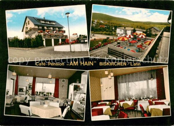 Biskirchen Cafe Pension Am Hain Gastraeume Terrasse