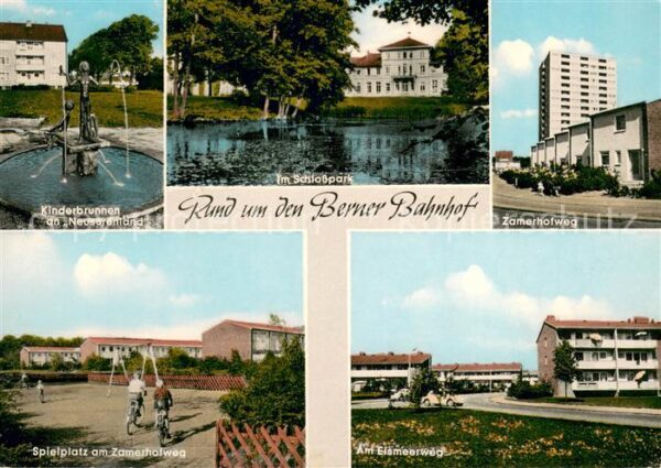 Hamburg Kinderbrunnen an Neusurenland Schlosspark Zamerhofweg Spielplatz Am Eism
