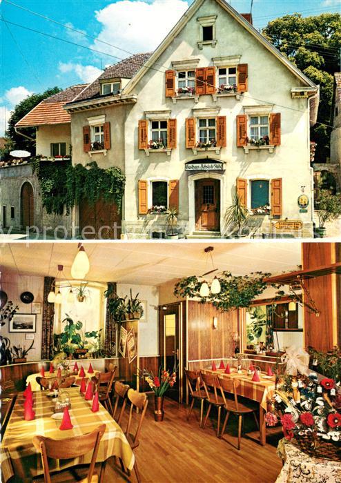 Bischoffingen Gasthof Pension Rebstock Gaststube