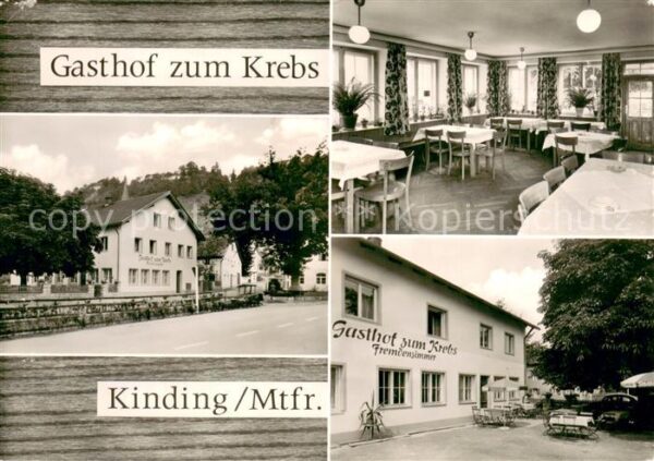 Kinding Gasthof zum Krebs Gaststube Terrasse