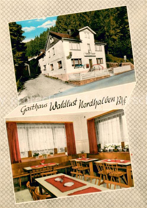 Nordhalben Gasthaus Waldlust Gaststube
