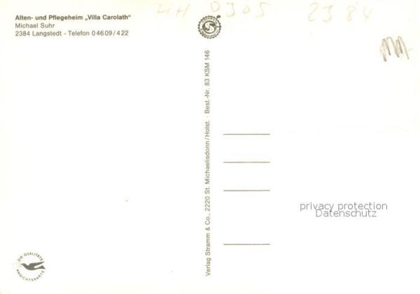 Langstedt Alten und Pflegeheim Villa Carolath Fliegeraufnahme – Bild 2