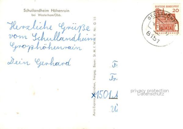 Hoehenrain Mariaposching Schullandheim Hoehenrain Fliegeraufnahme – Bild 2