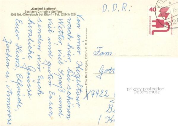 Eitorf Niederottersbach Gasthof Steffens – Bild 2