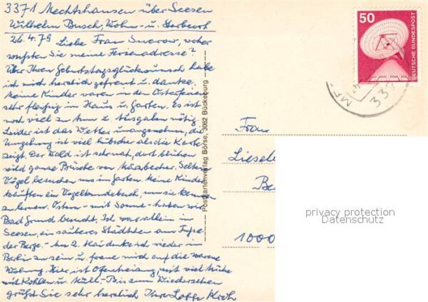 Mechtshausen Grabstaette und Sterbehaus Wilhelm Busch Fontaene – Bild 2