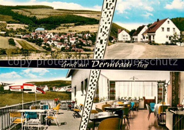 Dermbach Sieg Panorama Baeckerei Cafe Utsch Terrasse Gaststube