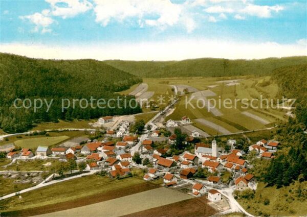 Muehlbach Oberpfalz Fliegeraufnahme im Altmuehltal