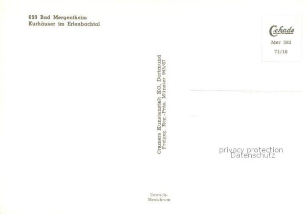 Bad Mergentheim Kurhaeuser im Erlenbachtal Fliegeraufnahme – Bild 2