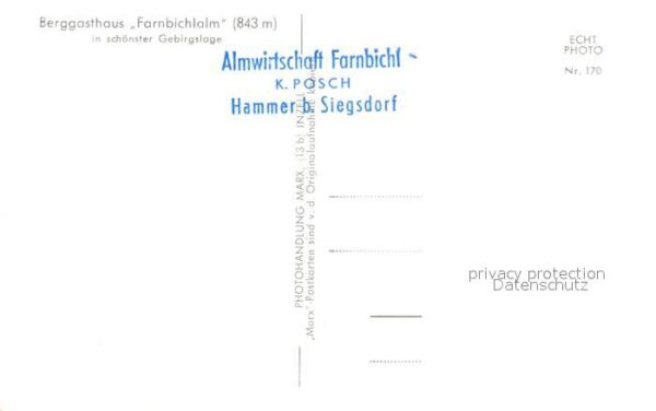 Inzell Farnbichlalm Berggasthaus mit Pension – Bild 2