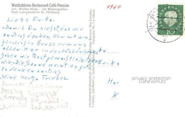 Langenrehm Waldschaenke Restaurant Cafe Pension Im Rosengarten – Bild 2