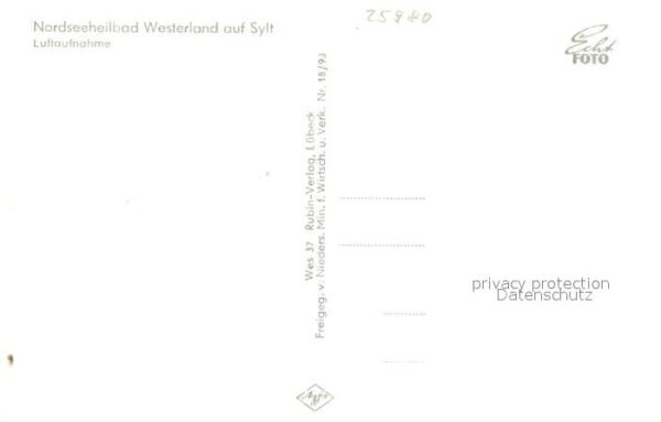 Westerland Sylt Fliegeraufnahme – Bild 2