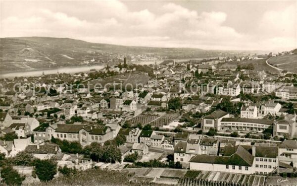Bingen Rhein Fliegeraufnahme