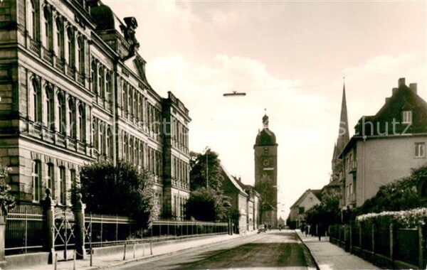 Lichtenfels Bayern Schule und oberer Turm
