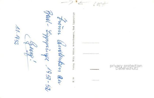 Lippspringe Bad Haus Waldfrieden Gaststube Waldpartie – Bild 2
